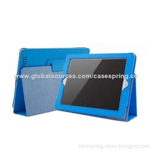 Leather Cases for iPad, Protective Sleeve Embossed, High-temperature Super Magnets